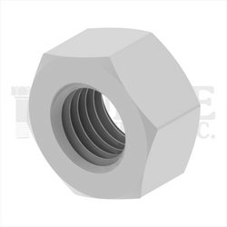 301012CNY 12-24   HEX NUT NYLON